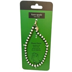 🆕 Kate Spade Beaded Pearl Phone Charm Wristlet